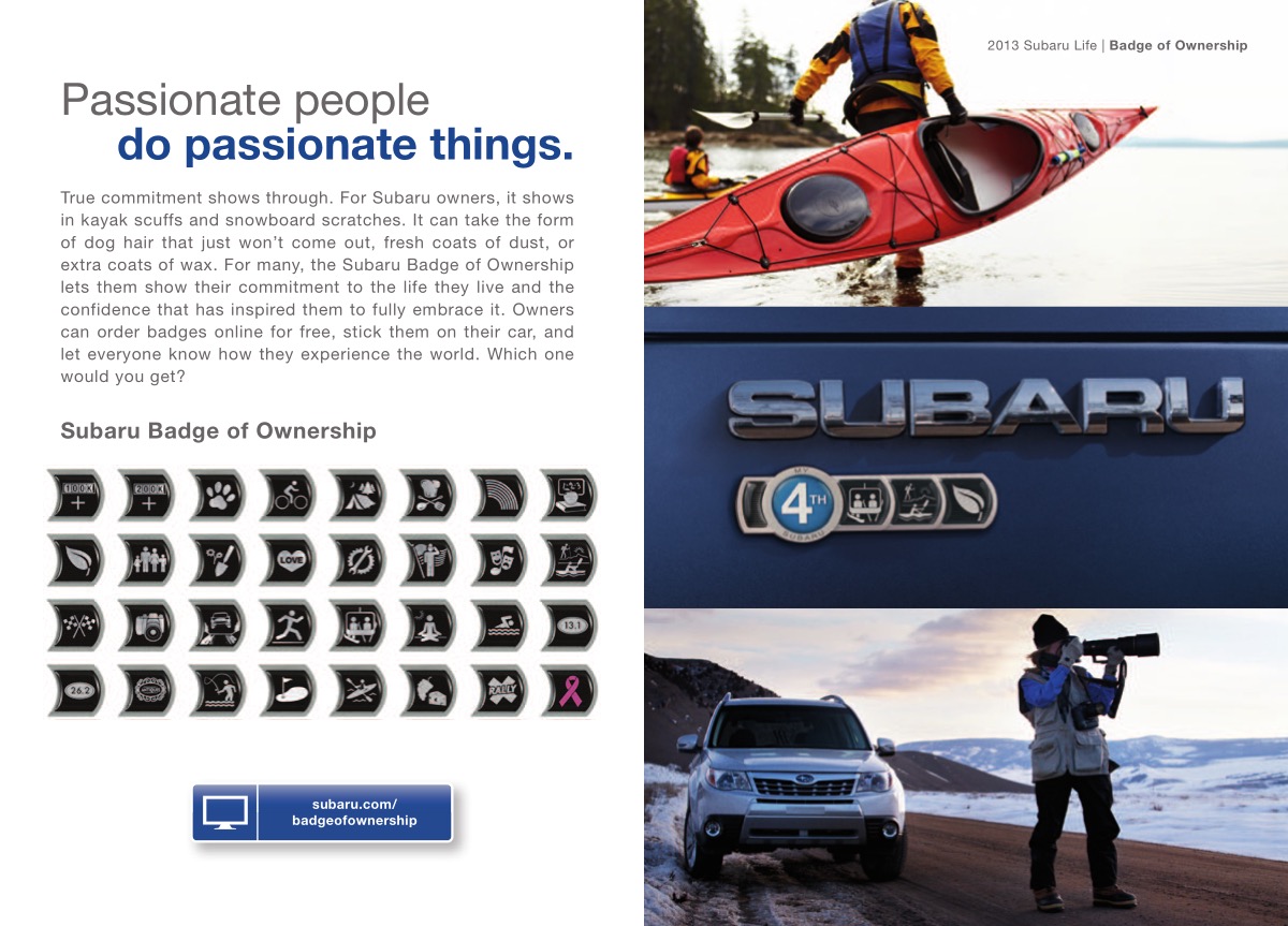 2013 Subaru Brochure Page 24